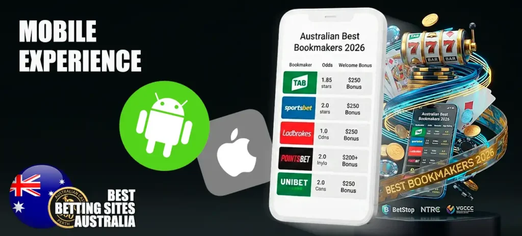 Best mobile betting apps for iOS and Android in Australia for live racing and sport.